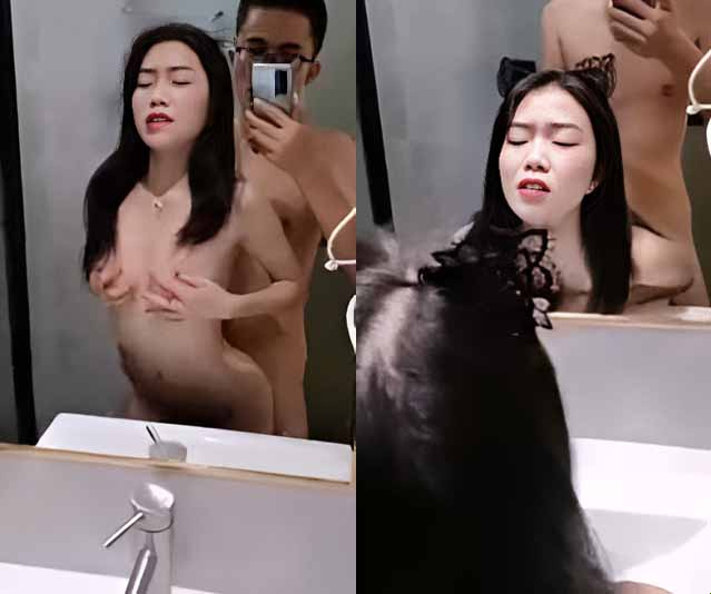 我一洗完澡，他就强迫我做狗屁股